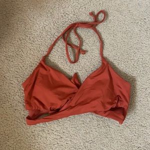 O’Neill bikini top burnt orange red